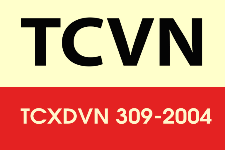 Tiêu chuẩn xây dựng Việt Nam TCXDVN 309:2004 về công tác trắc địa trong xây dựng công trình – yêu cầu chung do Bộ Xây dựng ban hành