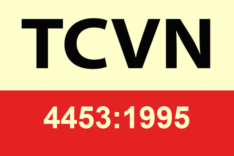 Tiêu chuẩn Việt Nam TCVN 4453:1995 về kết cấu bê tông và bê tông cốt thép toàn khối – quy phạm thi công và nghiệm thu