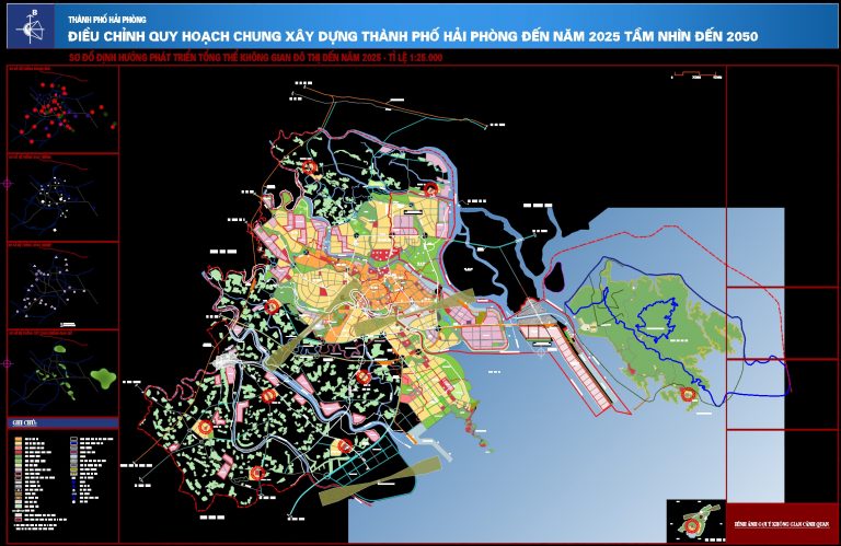 Chia sẻ miễn phí bản đồ quy hoạch xây dựng thành phố hải phòng đến năm 2025 tầm nhìn đến năm 2050