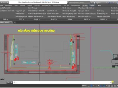 Biện pháp thi công Xây kè đá hộc