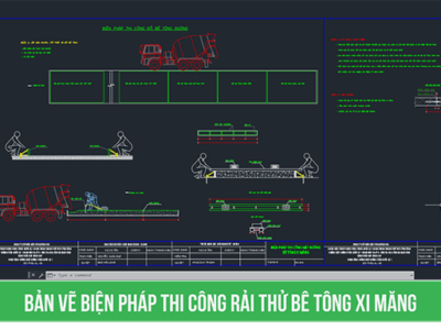 Biện pháp thi công và báo cáo kết quả rải thử mặt đường bê tông xi măng