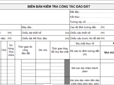 Bản checklist phần thô