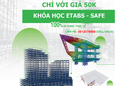 Khóa học Etabs – Safe giá 50k