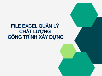 Excel Quản Lý Chất Lượng Công Trình Xây Dựng