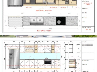 Mẫu thiết kế tủ bếp