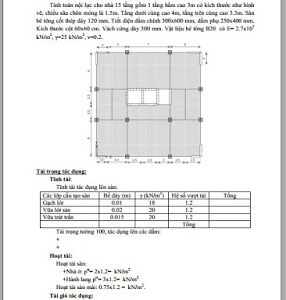 Vi du Etabs Vách Cứng