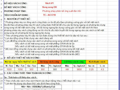 Thiết kế vách cứng