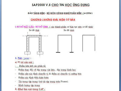 Tin học ứng dụng sap2000