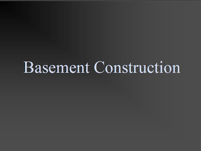 Basement Construction