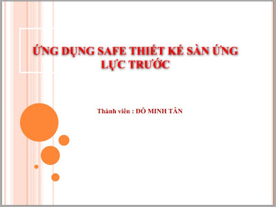 Ứng dụng safe để thiết kế sàn ứng lực trước