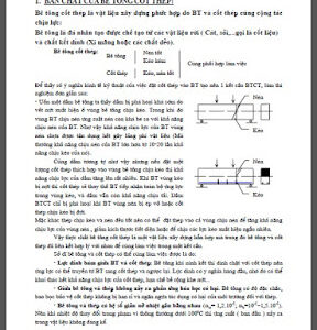 Giáo trình BTCT – Phần cấu kiện cơ bản
