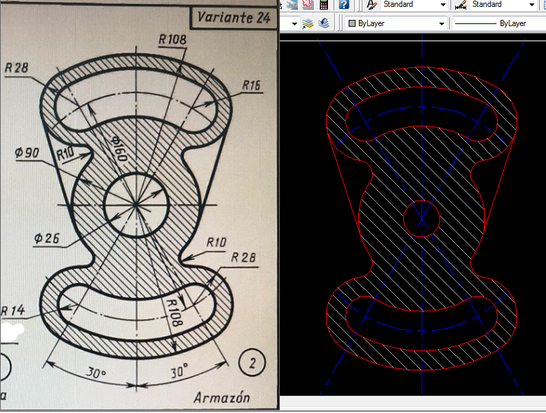 Thực hành vẽ autocad