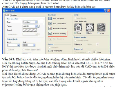 Thủ thuật Hatch trong AutoCAD p1