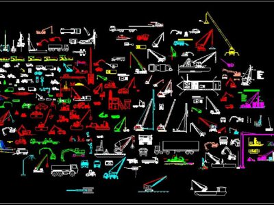 Thư viên autocad máy xây dựng