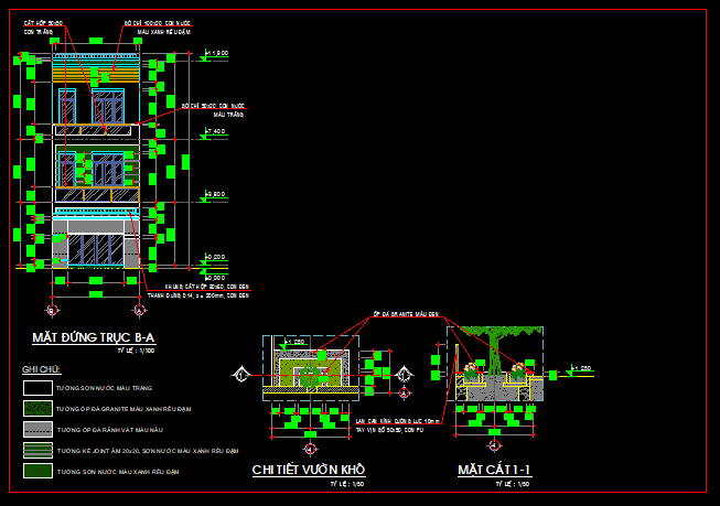 ban-ve-autocad-kien-truc-nha-5x20m