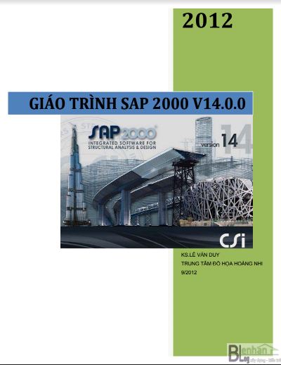 Giáo trinh sap2000 v14