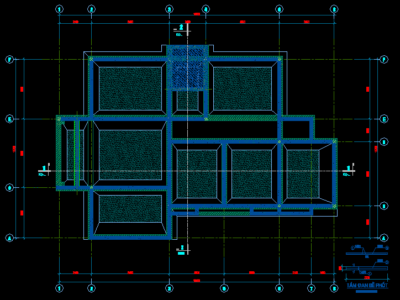 Bản vẽ nhà 1 tầng 11 x 18m_1F