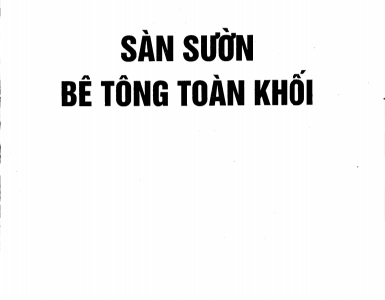 Sách Đồ án BTCT1 (Sàn sườn BTCT toàn khối) – Thầy Nguyễn Đình Cống