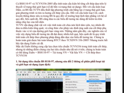 TÍNH TOÁN DIỆN TÍCH CỐT THÉP BẰNG ETABS – THEO TCVN