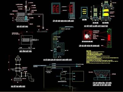 File cad đầy đủ chi tiết thiết kế hệ thống phòng cháy chữa cháy phân xưởng